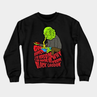 creatures eating ramen Crewneck Sweatshirt